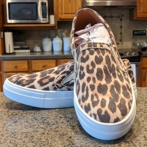 Leopard print sneakers